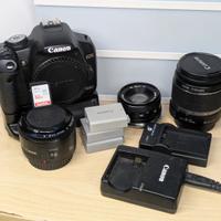 Canon EOS 500D + corredo
