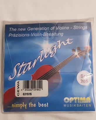 corde per violino Optima , starlight