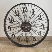 Orologio a forma di ruota di bicicletta da parete