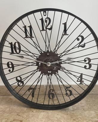 Orologio a forma di ruota di bicicletta da parete