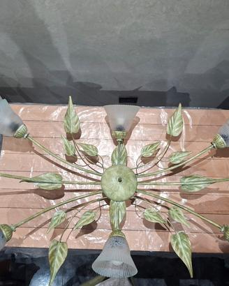 lampadari a soffitto a lampade led di cui uno a 8 