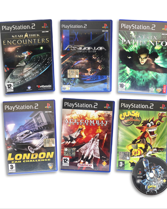 LOTTO 6 GIOCHI ORIGINALI PS2 PAL