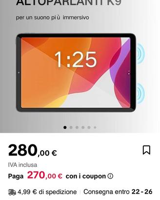 Tablet 10.1 con schermo da sostituire