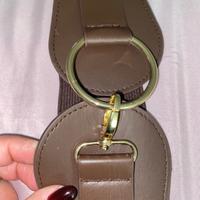 Cinturone marrone elastico