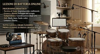 Lezioni di batteria Online