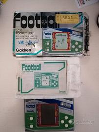 Gioco elettronico Gakken calcio in scatola vintage