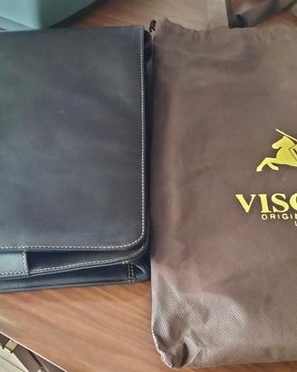 Borsa tracolla uomo vero cuoio Visconti