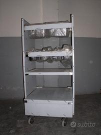 Carrello self service inox