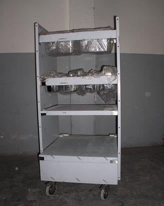 Carrello self service inox