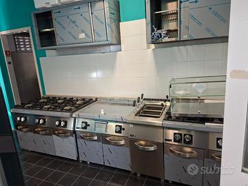 Cucina professionale a gas