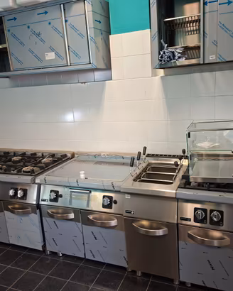 Cucina professionale a gas