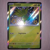 Carte Pokemon Oddish 092/091 Ita Shiny PAF Destino