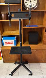 Staffa per Tv con rotelle