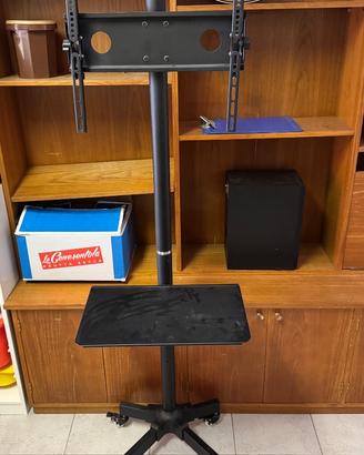 Staffa per Tv con rotelle