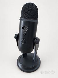 Microfono Blue Yeti USB nero con base