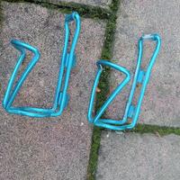2 porta borraccia bici corsa mtb uguali lega