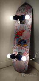 Lampada skateboard decorativa