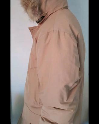 Parka Woolrich Arctic Beige con Pelliccia