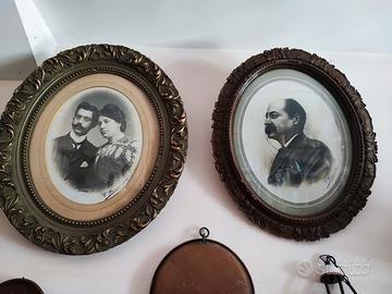 Antiche grandi cornici ovali arte antiquariato