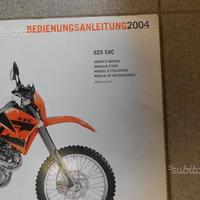 Manuale d'uso ktm 625 sxc 2004