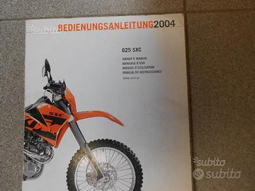 Manuale d'uso ktm 625 sxc 2004