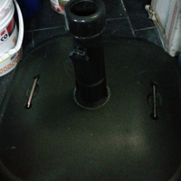 Piede in cemento per ombrelloni