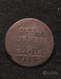 moneta da 8 Tornese del 1797