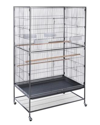 Gabbia voliera in acciaio inox Yaheetech