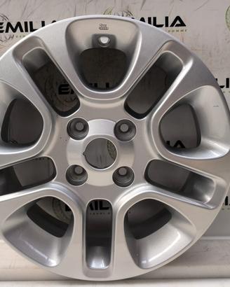 CERCHI IN LEGA 14 FIAT PANDA ORIGINALI SILVER