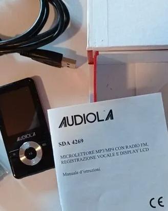 Lettore MP3/MP4 Audiola