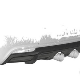 DIFFUSORE POSTERIORE VW GOLF 6 R Scarico CENTRALE