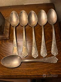 Cucchiai argento 1000 placcati