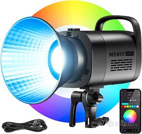 Luce Video LED RGB 130W App Bowens NEEWER CB100C