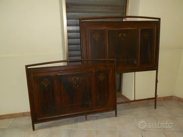 testiera e pediera letto fine 800