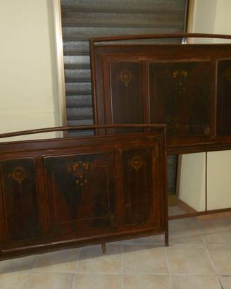 testiera e pediera letto fine 800