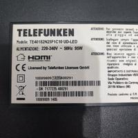 TV  Telefunken  ricambi