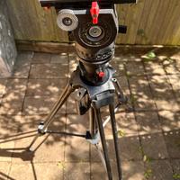 Cavalletto Sachtler + Custodia + Piastra + Testa