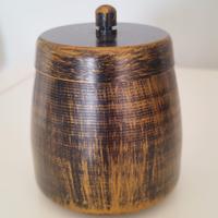 Posacenere in metallo antichizzato antivento