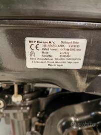 Motore scorta evenrude 6cv