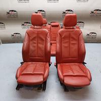 Set sedili in pelle rossa bmw serie 1 f20 m sport