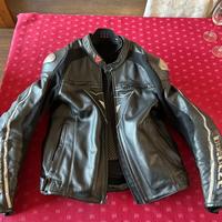 Giacca in pelle Dainese 50 da moto con protezioni