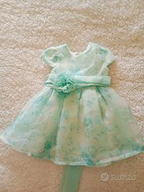 Vestito elegante cerimonio bimba 12 mesi