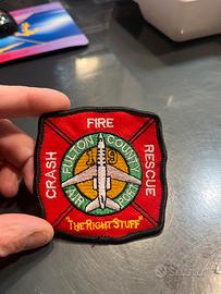 Militare patch vigili del fuoco americani