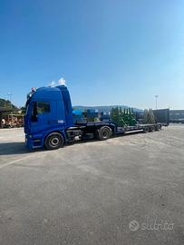 Trattore Iveco Ecostralis+carrellone Cometto