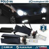 Kit Lampadine LED per VW POLO 9N Luce Bianca 8000L