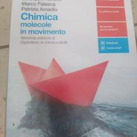 Libro chimica molecole in movimento