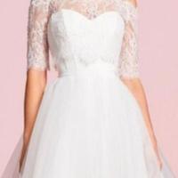 Splendido abito da sposa.