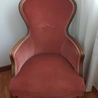 poltrona stile Luigi Filippo fine anni '70