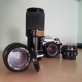 Canon AE-1 Program + obbiettivi -