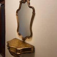 Consolle da ingresso con specchiera stile Barocco